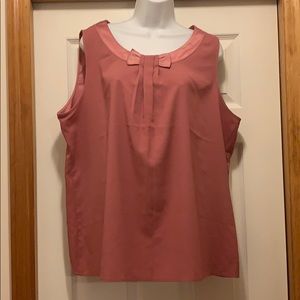 ANN TAYLOR XL mauve blouse